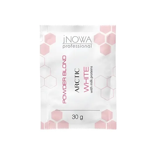 Освітлювальна пудра з протеїнами молока БІЛА (6 levels), 30 г White BLOND ARCTIC with milk proteins&nbsp;Powder Lightener jNOWA Professional