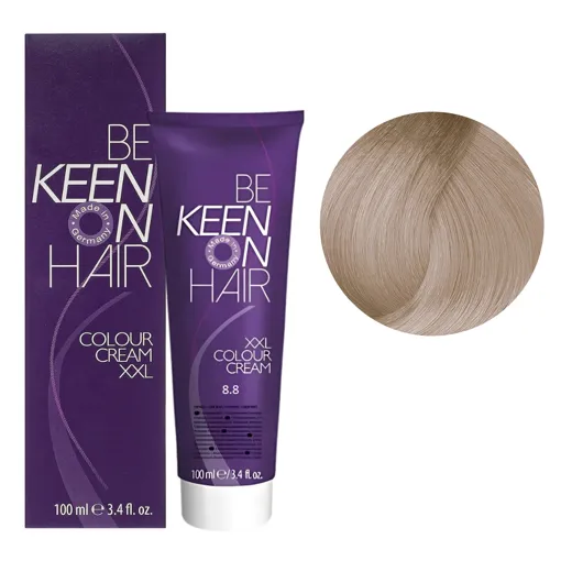 8/8 світлий блондин перлинний Стійка крем-фарба для волосся, 100 мл Colour Cream XXL KEEN