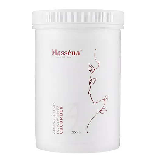 Альгінатна маска на основі сахарози "Огірок", 300 г CUCUMBER Sucrose-Based Alginate Mask Massena