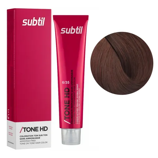 6/35 лісовий горіх Безаміачна крем-фарба для тонування волосся на лужній основі, 60 мл TONE HD SUBTIL