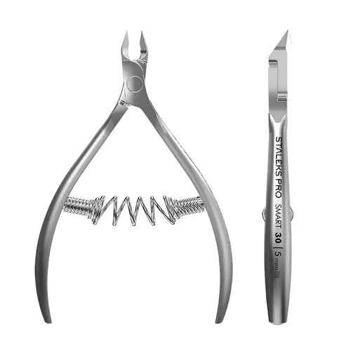 Кусачки професійні для шкіри з пружиною (ріжуча частина -5 мм) SMART NS-30-5 STALEKS PRO