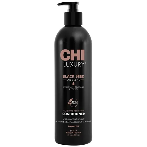 Кондиціонер зволожувальний з олією чорного кмину (pH 3,5), 739 мл Moisture Replenish CONDITIONER Black Seed Luxury CHI