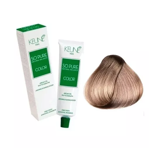 9/32 Дуже світлий блондин золотисто-перламутровий Фарба для волосся перманентна без аміаку, 60 мл SO PURE Color KEUNE