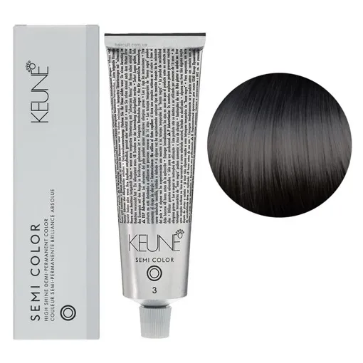 3 Темно-коричневий натуральний Фарба для тонування волосся без аміаку,  60 мл Demi-Permanent Color SЕМІ COLOR KEUNE