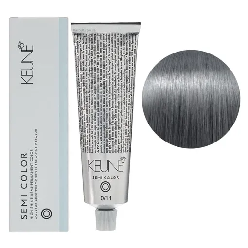 0/11 Попелястий мікс Фарба для тонування волосся без аміаку,  60 мл Demi-Permanent Color SЕМІ COLOR KEUNE