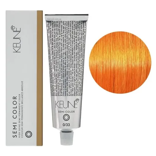 0/33 Золотистий мікс Фарба для тонування волосся без аміаку,  60 мл Demi-Permanent Color SЕМІ COLOR KEUNE