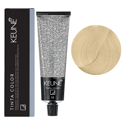 10 Платиновий блондин натуральний Фарба перманентна для волосся,  60 мл Permanent Color TINTA COLOR KEUNE 