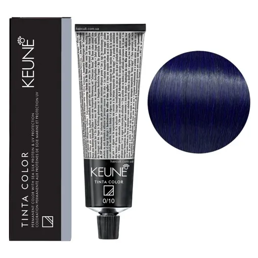 0/10 Синій мікс Фарба перманентна для волосся,  60 мл Permanent Color TINTA COLOR KEUNE 