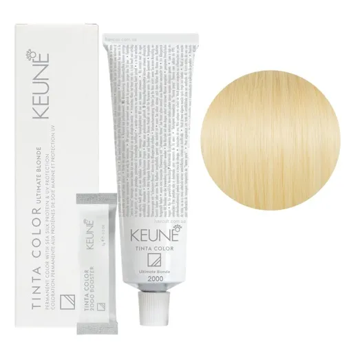 2000 Супер блондин Фарба перманентна для волосся (освітлювальний крем), 60 мл Lightening Cream Ultimate Blond TINTA COLOR KEUNE 