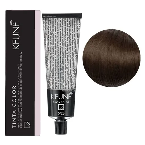 5/23 Світло-коричневий перламутрово-золотистий Фарба перманентна для волосся,  60 мл Permanent Color TINTA COLOR KEUNE