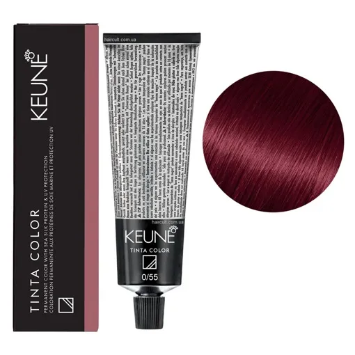 0/55 Махагоновий мікс Фарба перманентна для волосся,  60 мл Permanent Color TINTA COLOR KEUNE 