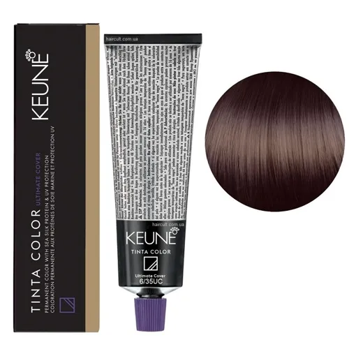 6/35 UC Темний блондин золотисто-махагоновий Фарба перманентна для волосся,  60 мл Permanent Color TINTA COLOR KEUNE