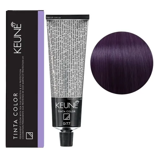 0/77 Фіолетовий мікс Фарба перманентна для волосся,  60 мл Permanent Color TINTA COLOR KEUNE 