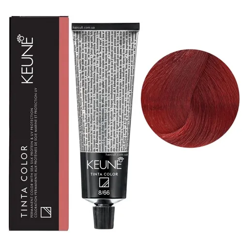 8/66 Світлий блондин червоний інтенсивний Фарба перманентна 60мл TINTA COLOR KEUNE 