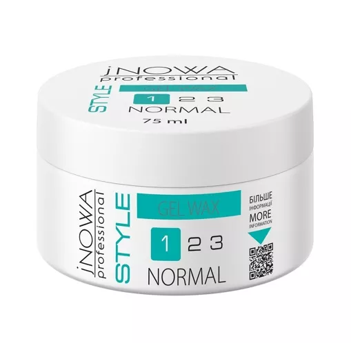 Гель-віск для волосся нормальної  фіксації 75мл Gel-Wax STYLE JNOWA Professional