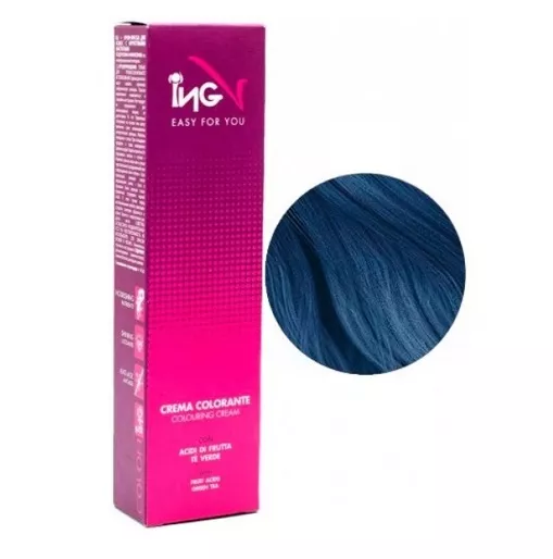 Синій коректор /Blue/ Крем-фарба для волосся стійка, 100 мл Colouring Cream ING