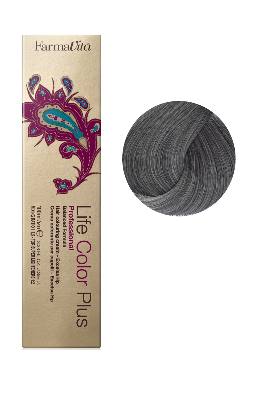 6/12 темний блондин попелясто-перламутровий Фарба для волосся 100 мл.Life Color Plus FarmaVita
