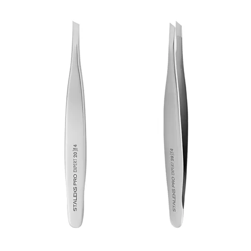 Пінцет для брів EXPERT 20 TYPE 4 (вузький скошений) TE-20/4 STALEKS PRO