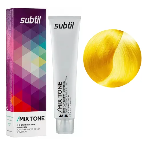 Жовтий (JAUNE) Стійка крем-фарба без аміаку, 60 мл MIX TONE SUBTIL