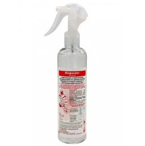 Мікрасепт Універсальний засіб для дезінфекції шкіри, інструментів та поверхонь, 250 мл