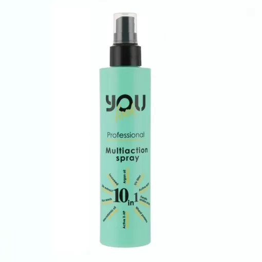 Мультіспрей миттєвої дії 10 в 1 (колір: Зелений), 200 мл Green Multiaction Spray 10 in 1 You look Professional