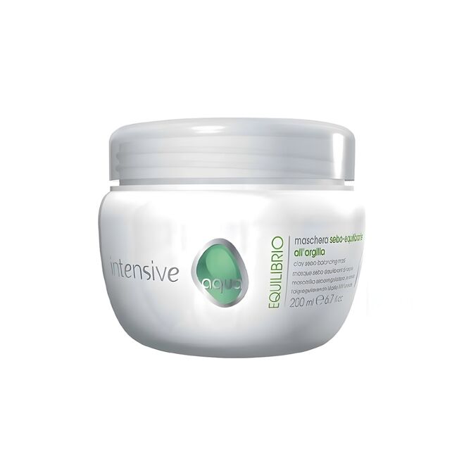 Маска на основі білої глини 200мл себобалансуюча  Sebo-balancing Mask Equilibrio AQUA VITALITY`S
