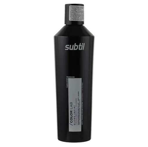 Шампунь для нейтралізації жовтизни освітленого волосся 300мл Anti-Yellowish Shine Shampoo BLOND INFINI COLOR LAB SUBTIL 