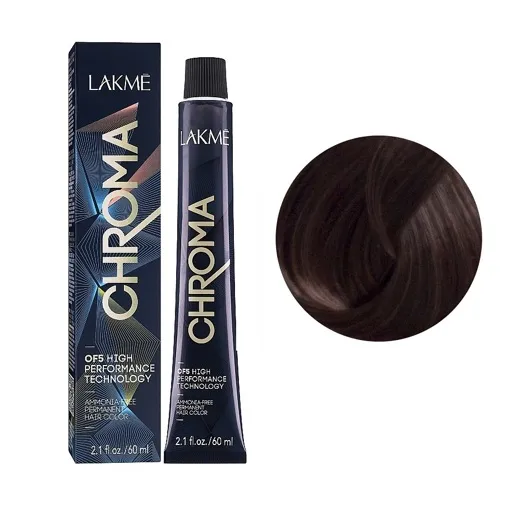 6/26 Крем-фарба для волосся перманентна без аміаку, 60мл Ammonia Free Permanent color CHROMA LAKME