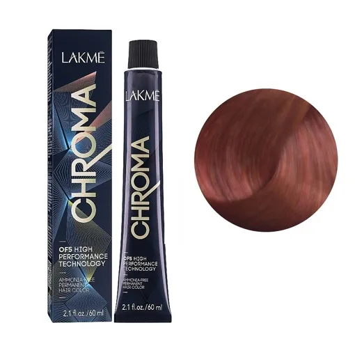 6/55 Крем-фарба для волосся перманентна без аміаку, 60мл Ammonia Free Permanent color CHROMA LAKME
