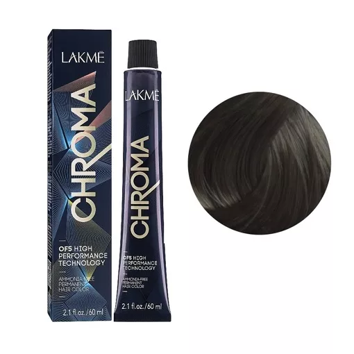 7/13 Крем-фарба для волосся перманентна без аміаку, 60мл Ammonia Free Permanent color CHROMA LAKME