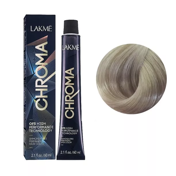 10/20 Крем-фарба для волосся перманентна без аміаку, 60мл Ammonia Free Permanent color CHROMA LAKME