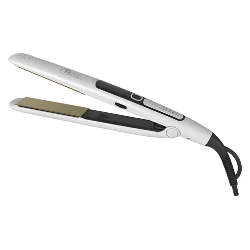 Плойка-випрамляч з титановим покриттям (ширина 24 мм, довжина 100 мм) ULTRA SLEEK TITANIUM (колір: White) 100222 TICO Professional