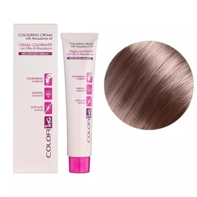 9/1 екстра світлий блондин попелястий Крем-фарба 60мл Colouring Cream with Macadamia oil ING
