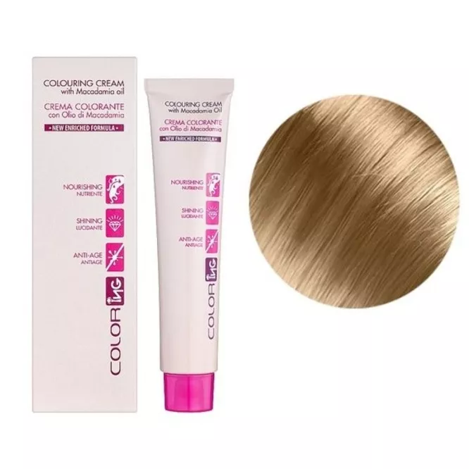 9/26 світлий блондин шампань Крем-фарба 60мл Colouring Cream with Macadamia oil ING