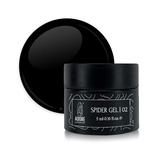 ADORE Spider Gel Гель- павутинка 5мл №02 Чорна