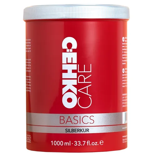 Маска срібляста для нейтралізаціїї жовтизни з фіолетовими пігментами, 1000 мл Silberkur Mask BASICS CARE C:EHKO&para;