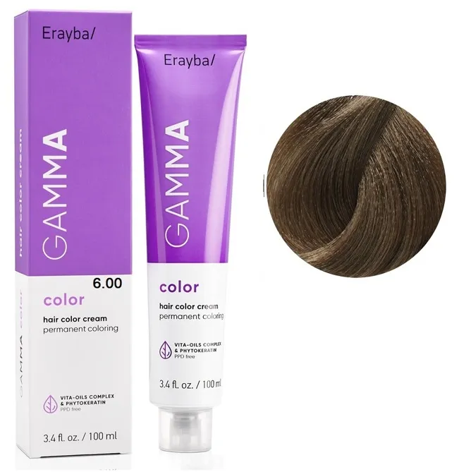 6/00 Перманентна крем-фарба для волосся 100мл GAMMA Color ERAYBA