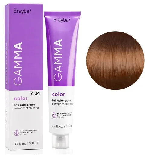 7/34  Перманентна крем-фарба для волосся 100мл GAMMA Color ERAYBA