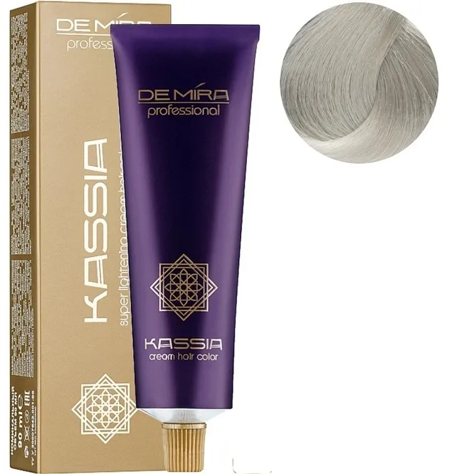 SL/86 суперосвітлюючий,перлинно-фіолетовий Крем-фарба для волосся перманентна, 90мл Cream hair color KASSIA DEMIRA Professional