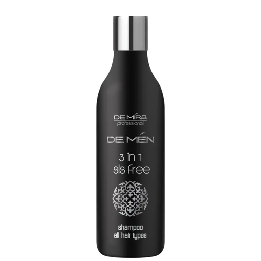 Шампунь для чоловіків  3 в 1 без сульфатів 300мл  SLS Free Shampoo DeMen  DEMIRA Professional