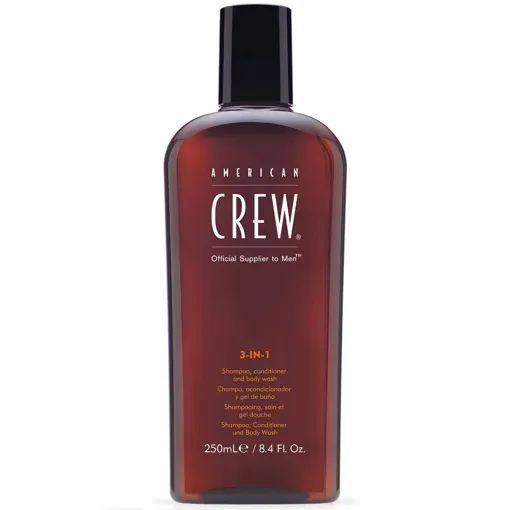 Засіб 3в1 для догляду за волоссям та тілом, 250 мл 3-in-1 Shampoo, Conditioner&amp;Body Wash Hair &amp; Body American Crew