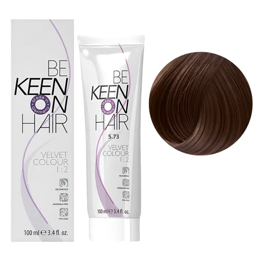 5/73 гавана Перманентна крем-фарба без аміаку, 100 мл VELVET COLOUR KEEN