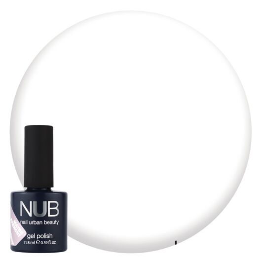 NUB Gel Polish Maybe French Гель-лак для френчу 11,8мл Bright White з тонким пензликом 