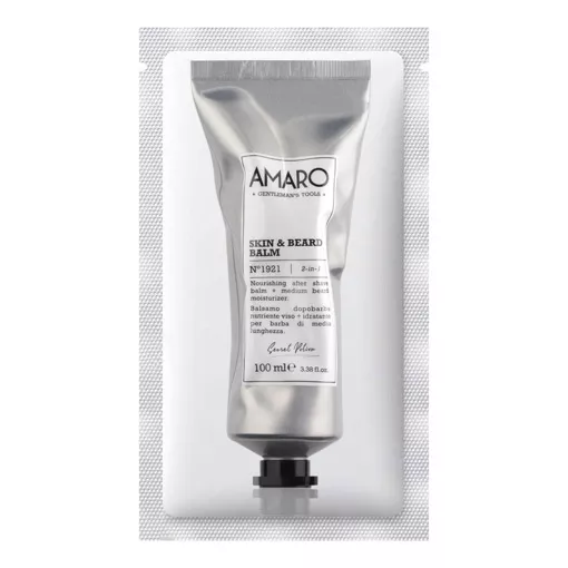Бальзам після гоління для шкіри та бороди  3мл AMARO SKIN &amp; DEARD BALM  FarmaVita