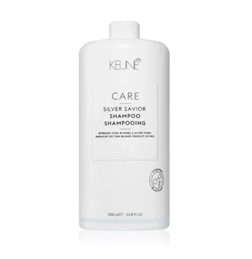 Шампунь 1000мл "Срібний блиск" для нейтралізації жовтизни  Silver Savior Shampoo Care Line KEUNE