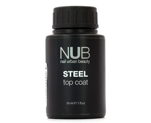 NUB STEEL TOP Coat Фініш Сталевий закріплювач для гель-лаку 30мл 