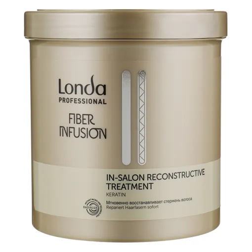 Маска для реконструкції пошкодженного волосся з кератином, 750 мл In-salon Reconstructive Treatment FIBER INFUSION Londa Professional