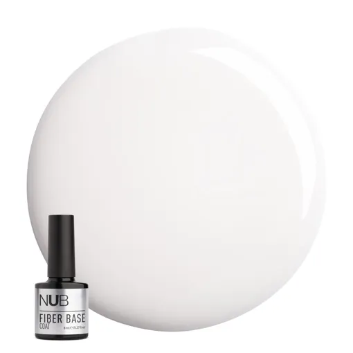 NUB Fiber Base coat Основа з волокнами під гель-лак 8мл №01 MILK