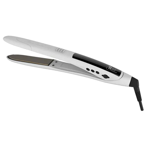 Плойка-випрамляч з титановим покриттям (ширина 25 мм, довжина 115 мм) Maxi RADIAL TIP (колір: White) 100012WН TICO Professional