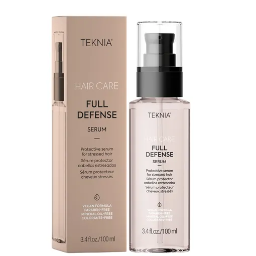 Сироватка захисна для пошкодженого волосся, що страждає від стресу та УФ-променів, 100 мл 44943 Serum FULL DEFENSE Hair Care TEKNIA LAKME